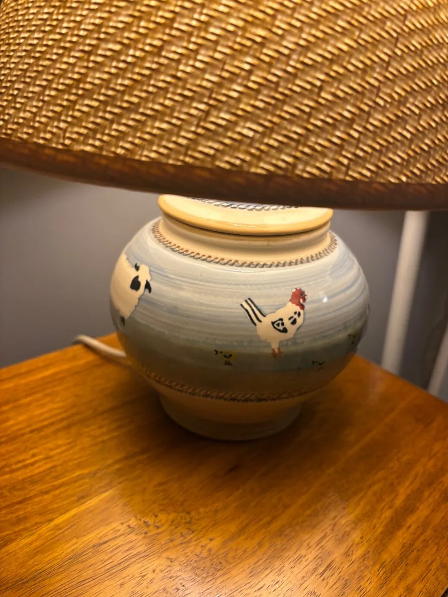 Nicholas Mosse landscape lamp and shade - Image 3