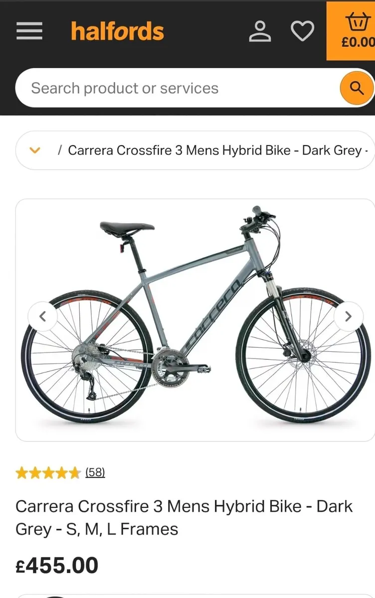 Carerra Crossfire Hybrid 3 Bicycle - Image 2