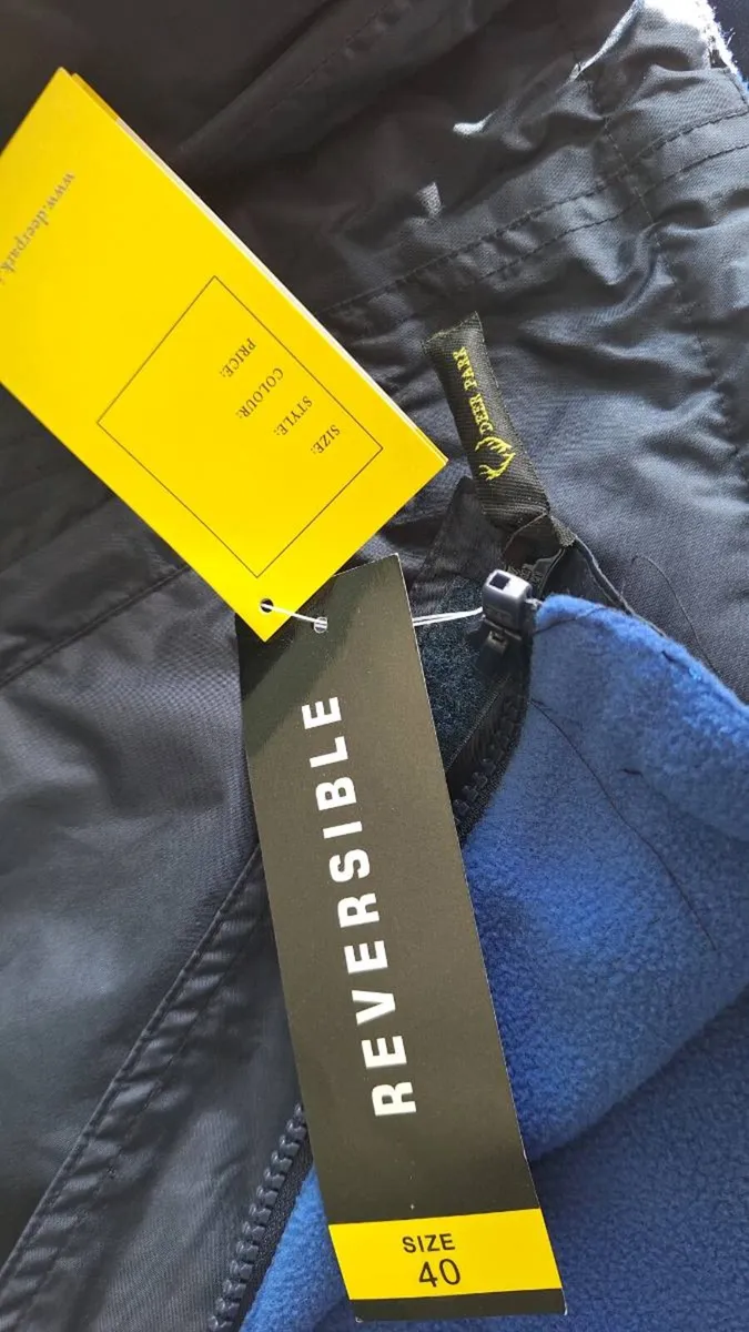 Waterproof Mens navy Jacket - Image 3