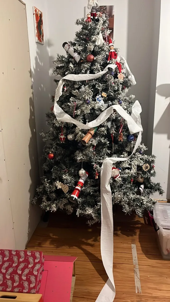 Christmas tree and stand - Image 2