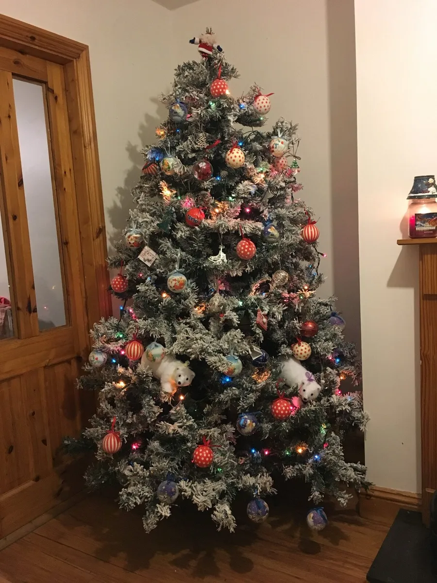 Christmas tree and stand - Image 1