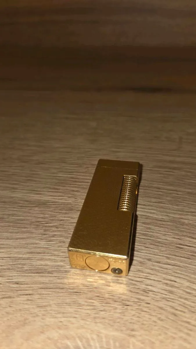 Vintage Dunhill rollogas gold lighter - Image 3