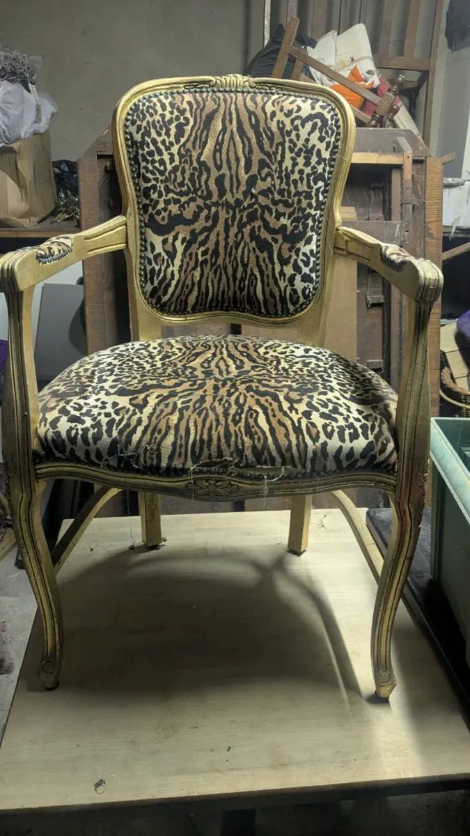 Peter Stringfellow chair from his Dublin Nightclub