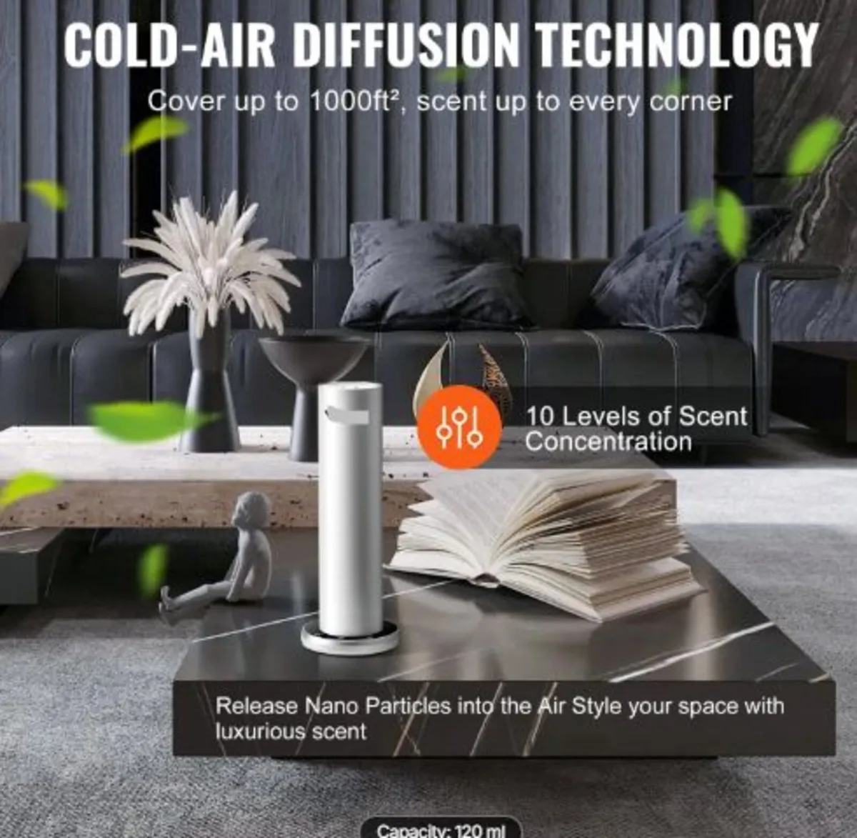 Scent Air Machine for Home, 120ml Bluetooth Smart - Image 2