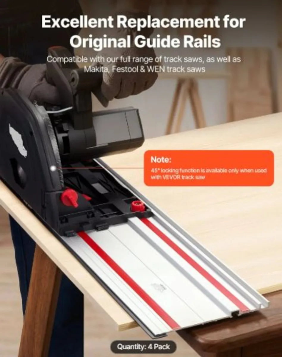 Track Saw Guide Rail, 2794 mm Cutting Range, Kit - Image 4