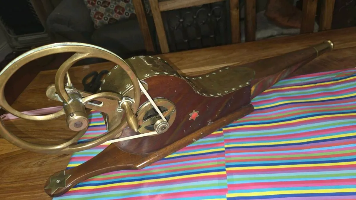 Rare Antique Georgian Mechanical Rotary Fire Bello - Image 1
