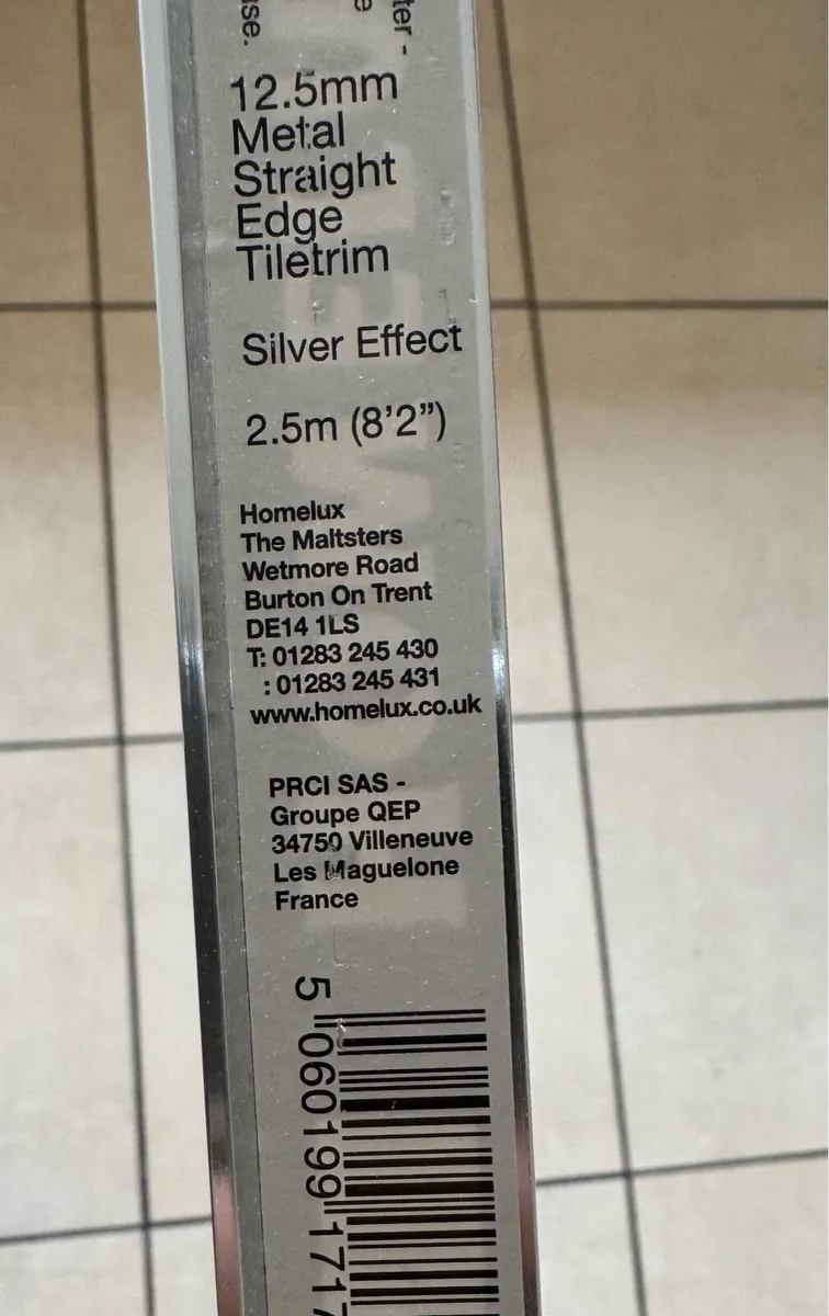 Tile Trim Stainless Steel 10mm x 2.5m - Image 3