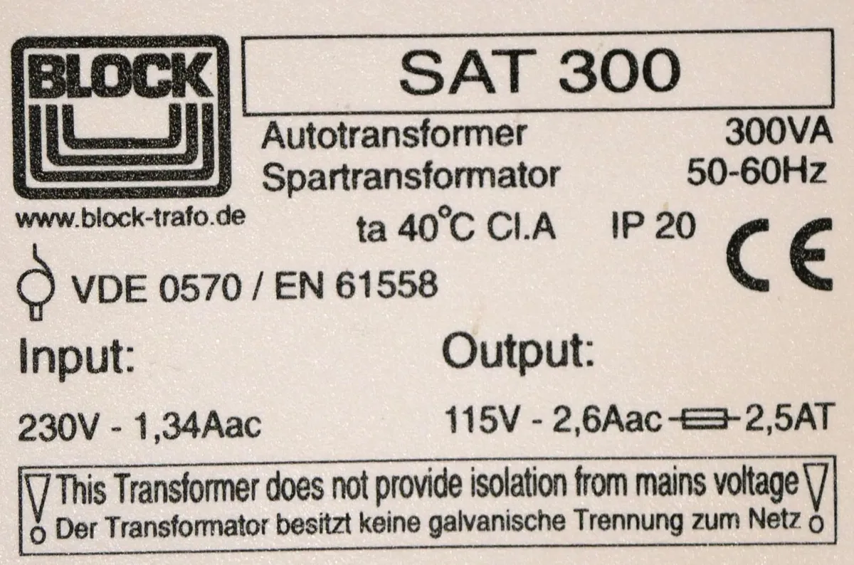 UK to US transformer - Image 4