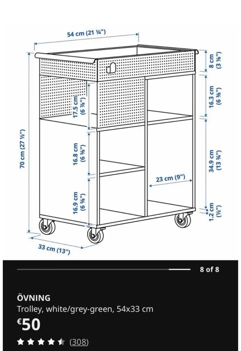 IKEA Ovning Trolley - Image 2