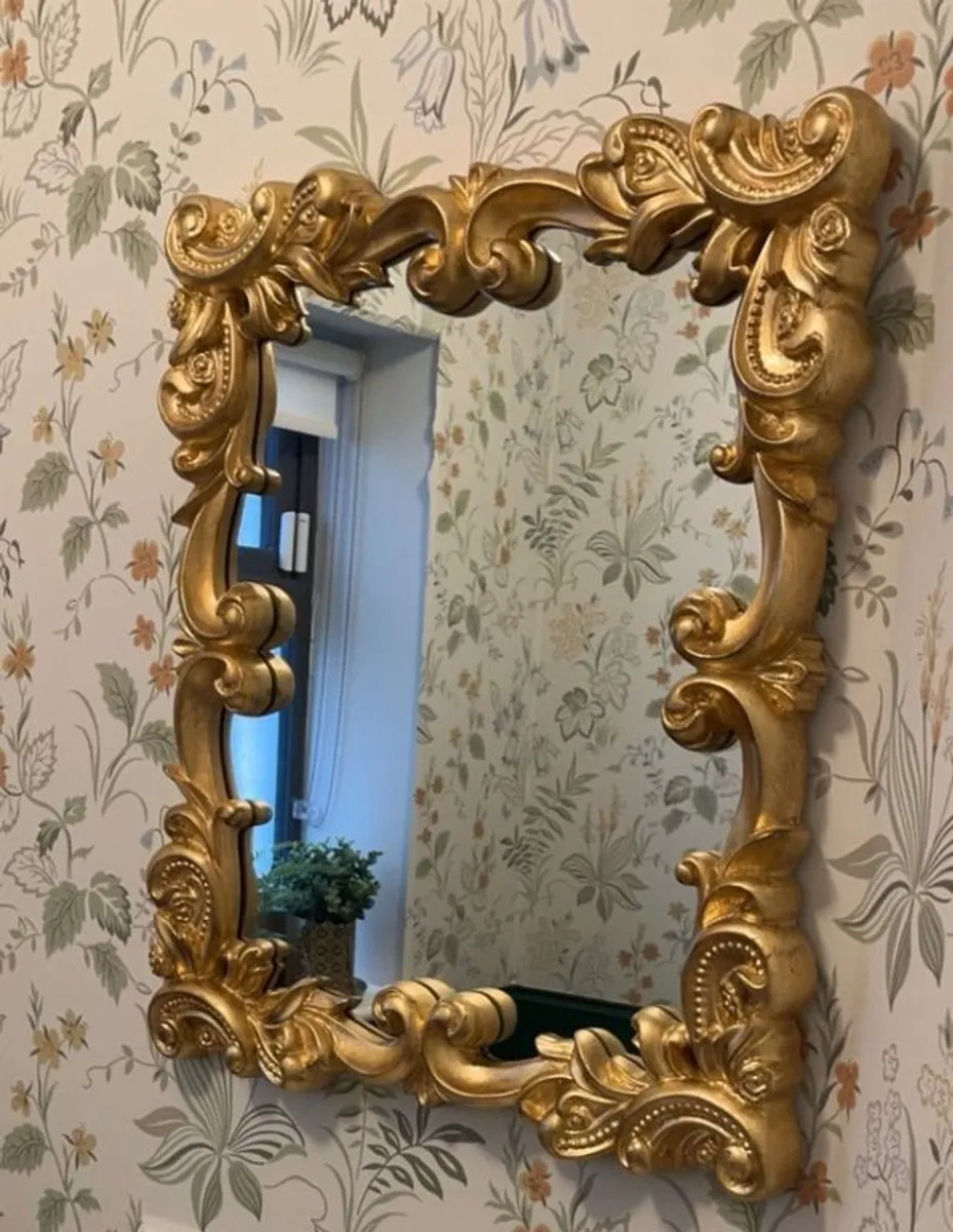 Baroque-style wall mirror - Image 1