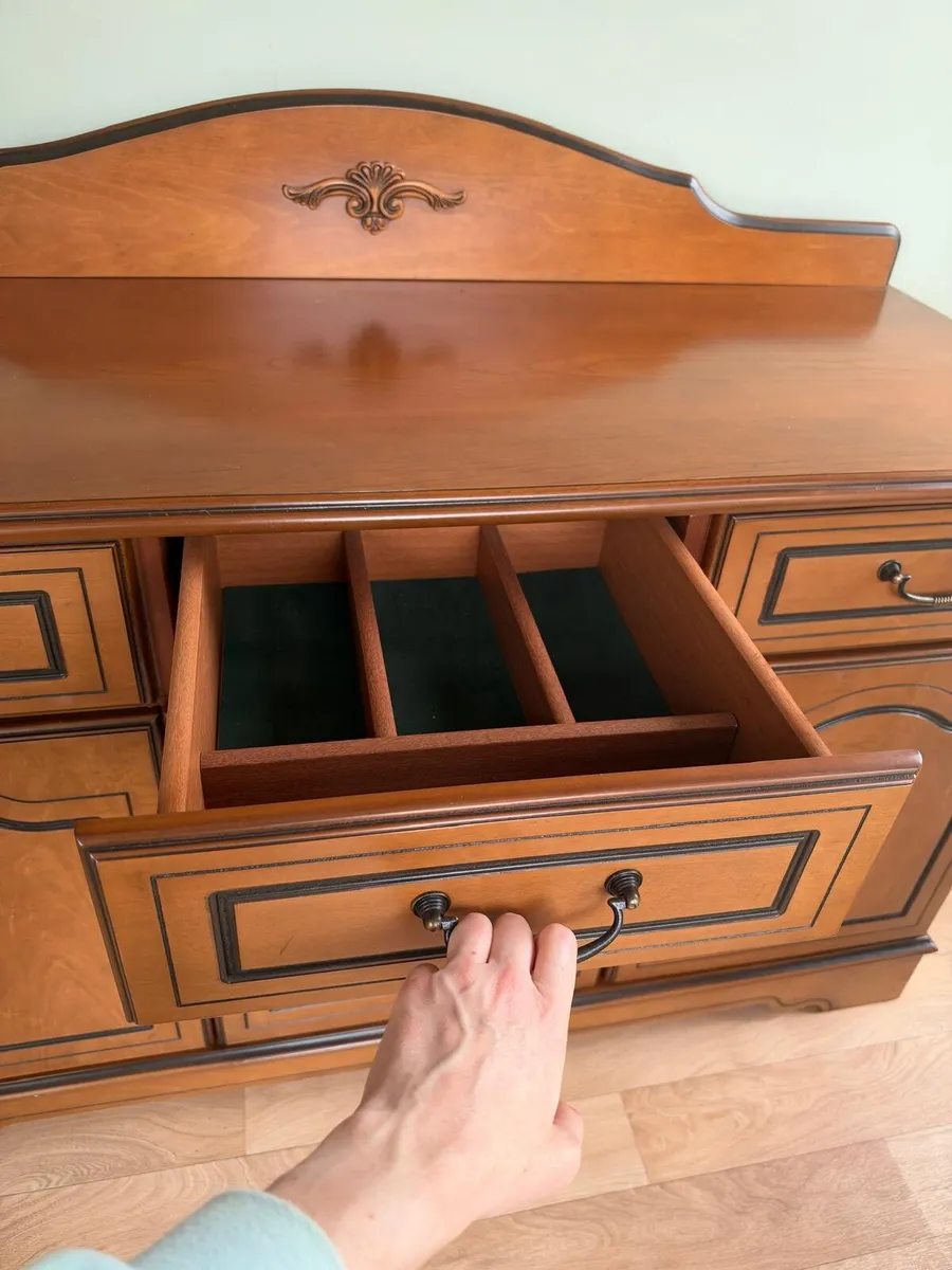 Teak Cabinet with Chairs - Image 4