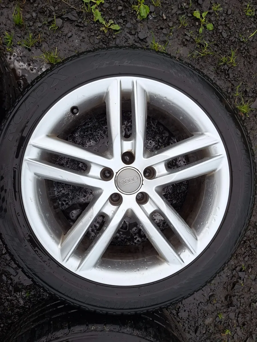 18" Genuine Audi A6 S Line Alloys with tyres - Image 3
