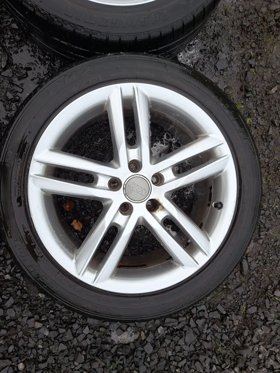 18" Genuine Audi A6 S Line Alloys with tyres - Image 4