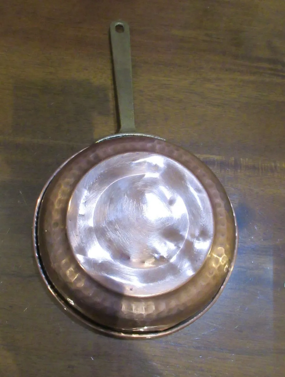 antique copper pan cottage rustic pub farmhouse - Image 3