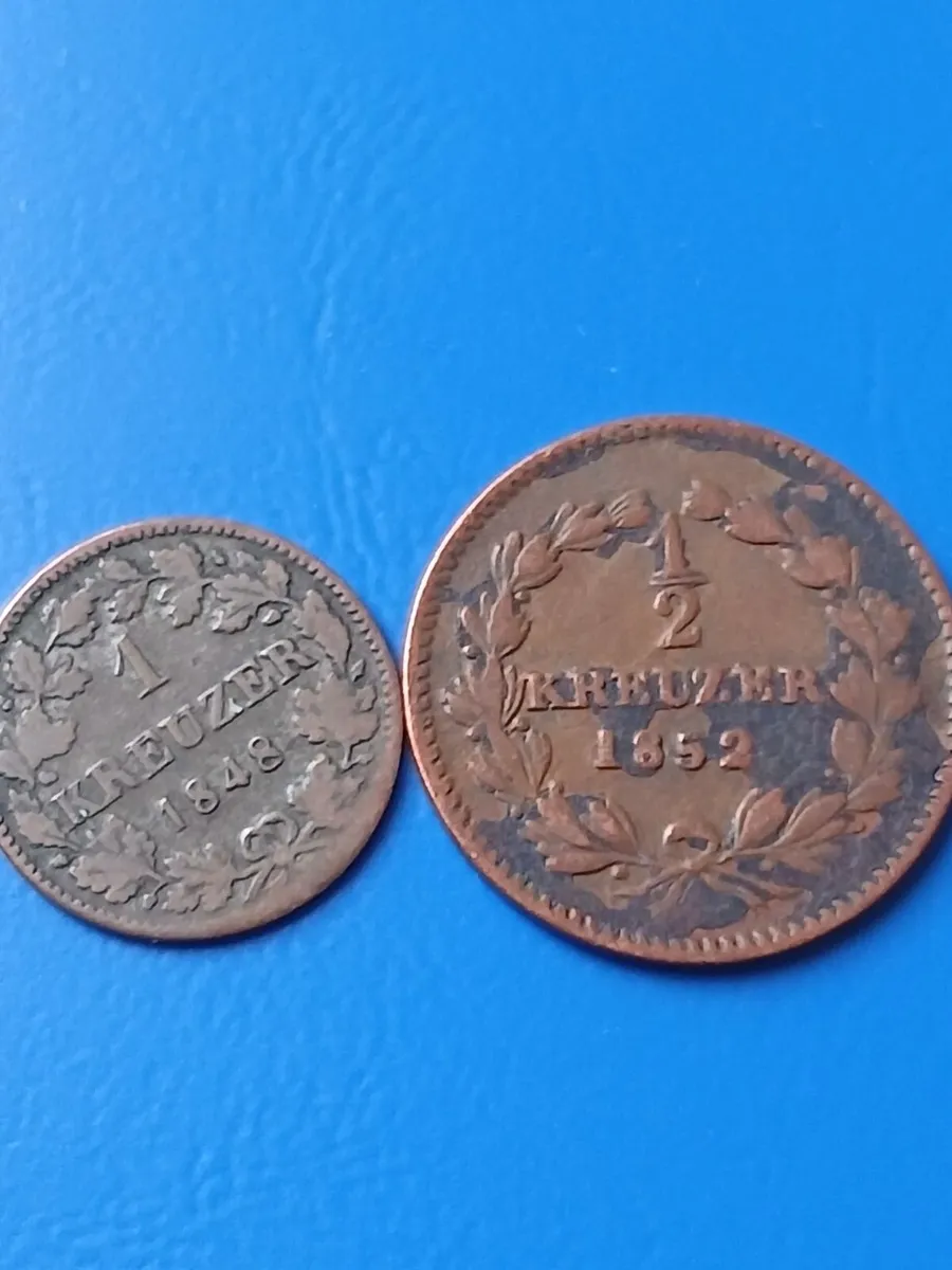 Old antique coins