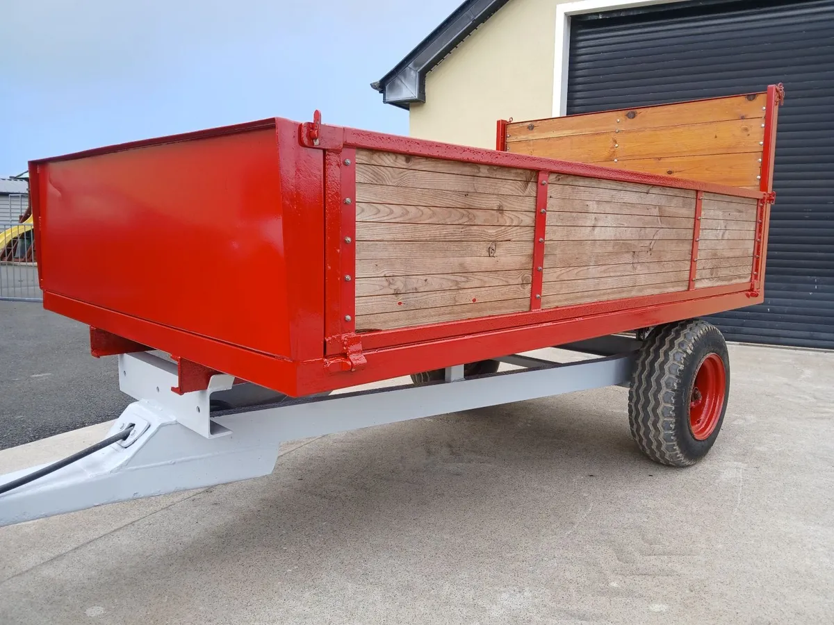 Tipping trailer 10x6 - 6ft land leveler - Image 2
