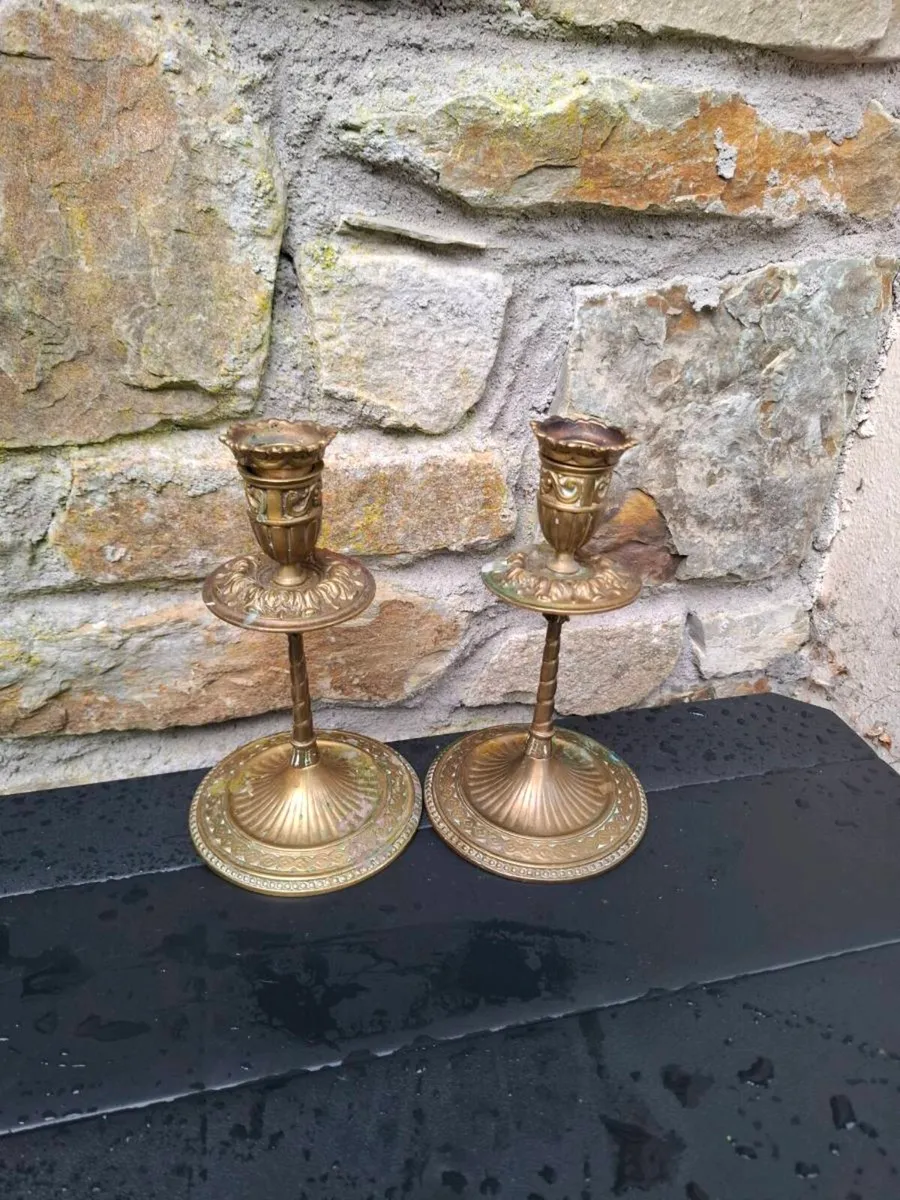 Brass candle holder - Image 1