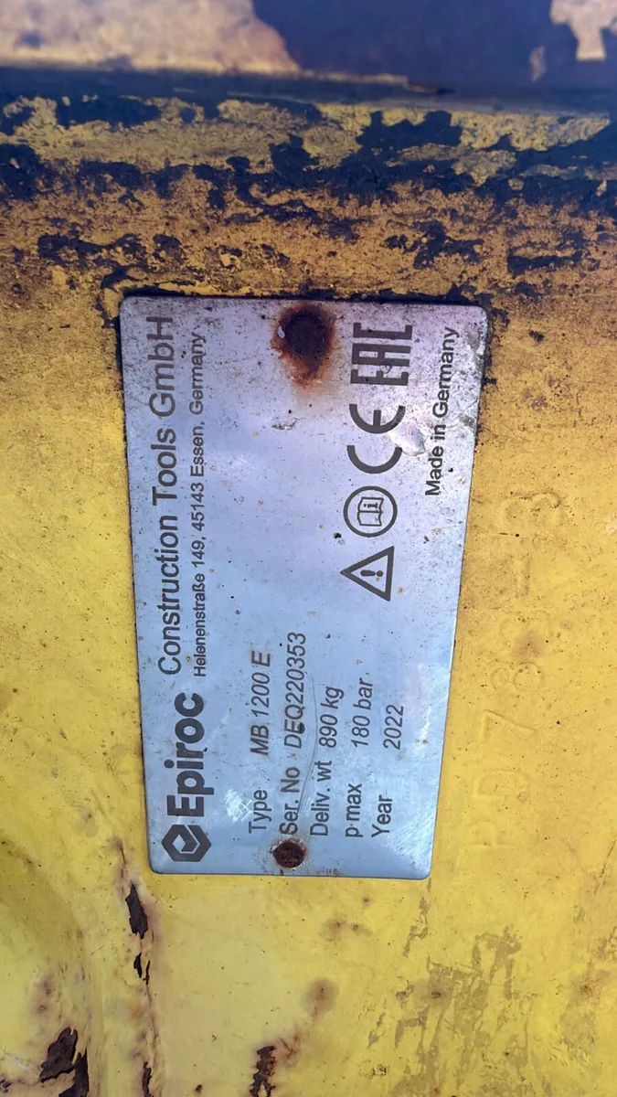 Atlas Copco MB1200 65/80mm saddle - Image 3