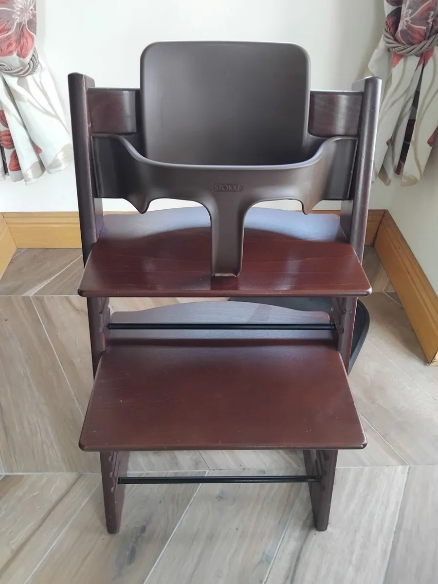 Stokke Tripp Trapp High Chair - Walnut /Dark Wood - Image 1
