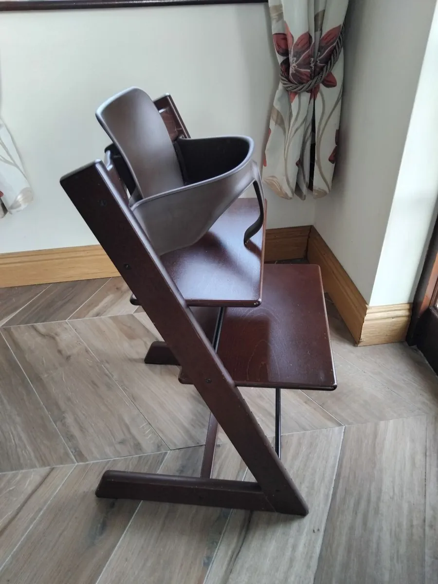 Stokke Tripp Trapp High Chair - Walnut /Dark Wood - Image 2