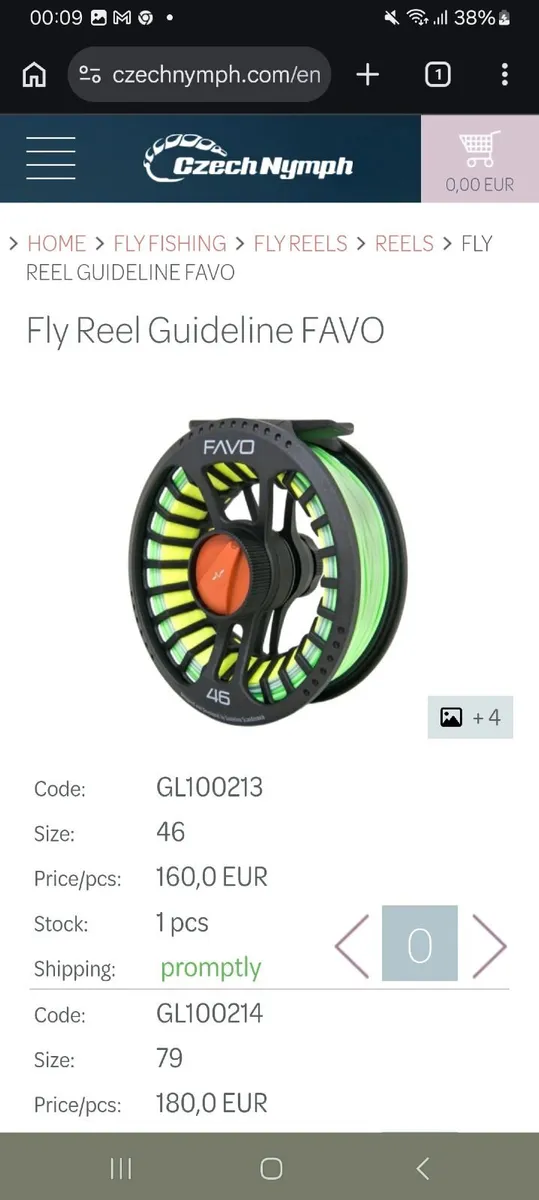 Favo  10 weight salmon reel