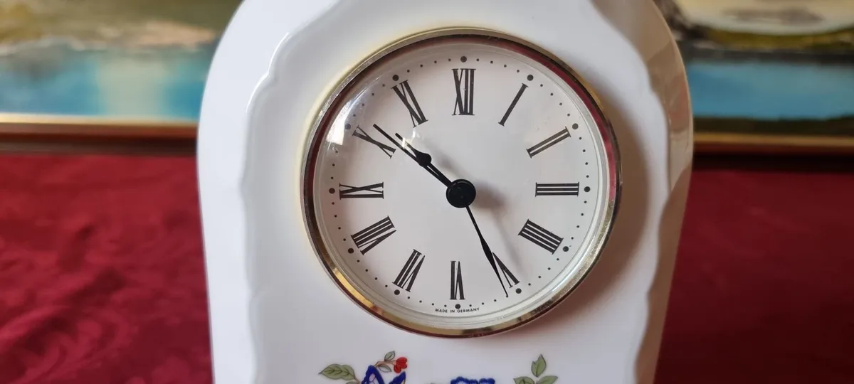 New InBox Royal Tara Harmony Irish BoneChina Clock - Image 4
