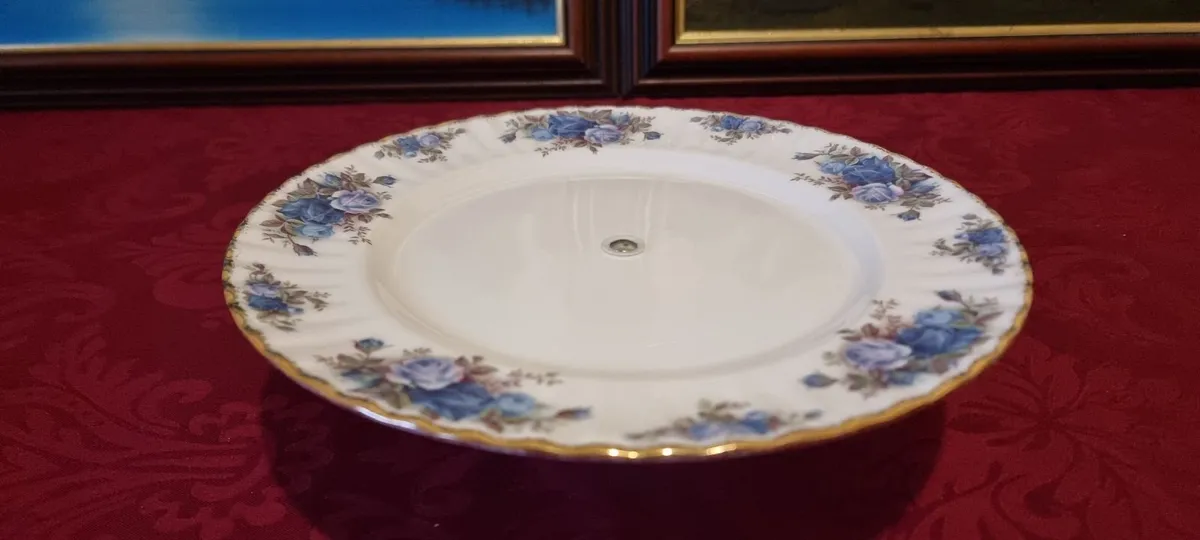 Royal Albert Moonlight Rose Footed Cake Stand - Image 2