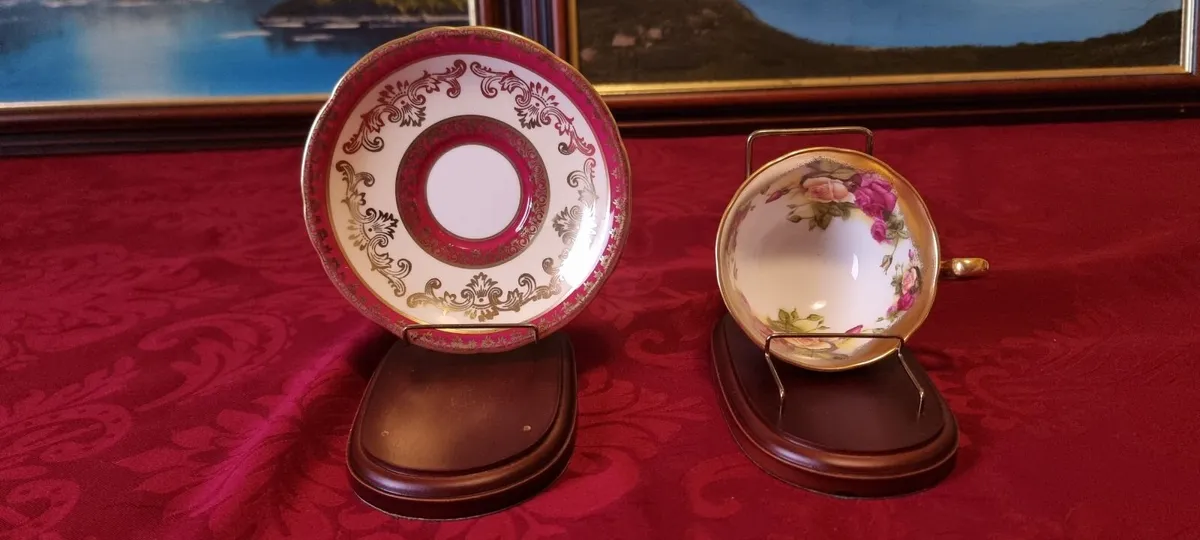 Royal Chelsea Golden Rose & Aynsley Cup&Saucer Mix - Image 3