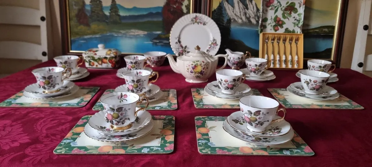 47 Pc. Royal Imperial England Tea Set Collection - Image 1