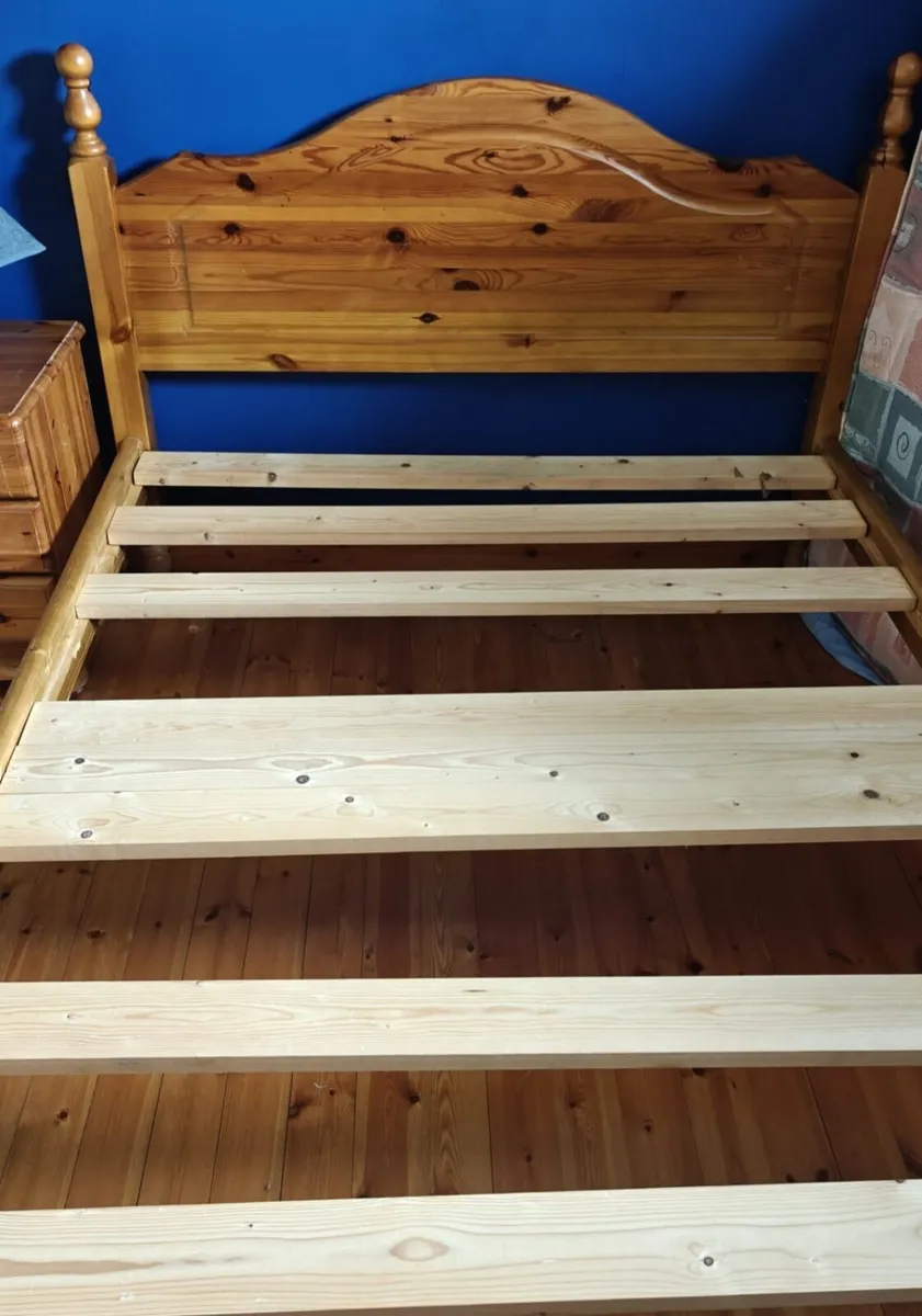 Solid Wood Double Bedframe - Image 3