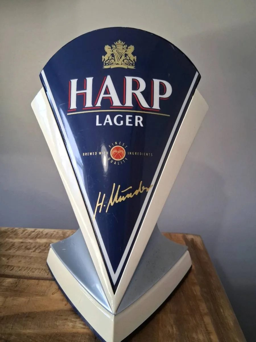 1990s HARP LAGER  font light - Image 2