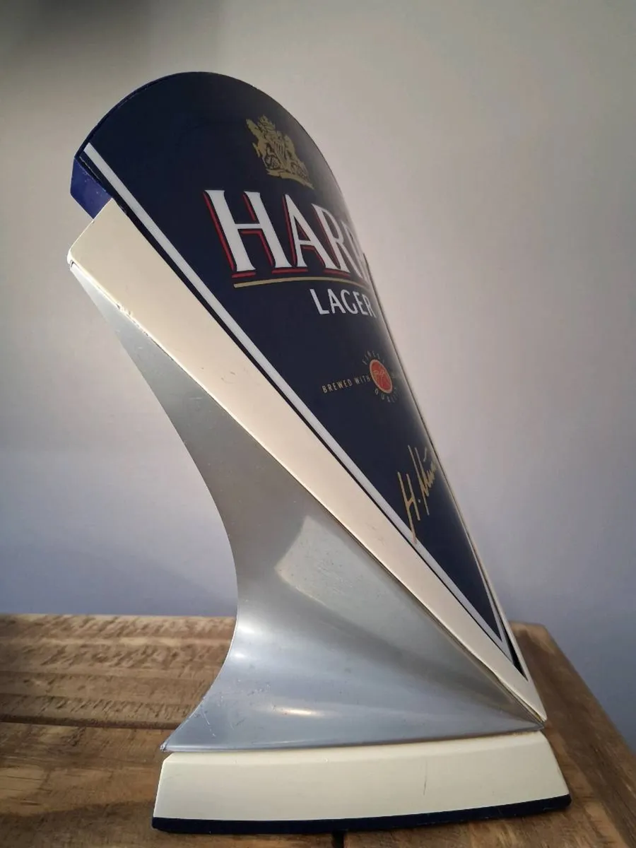 1990s HARP LAGER  font light - Image 3