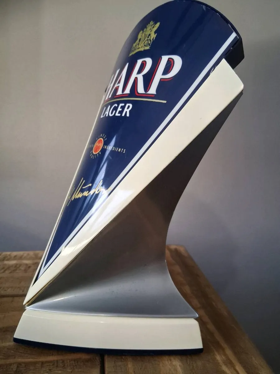1990s HARP LAGER  font light - Image 4
