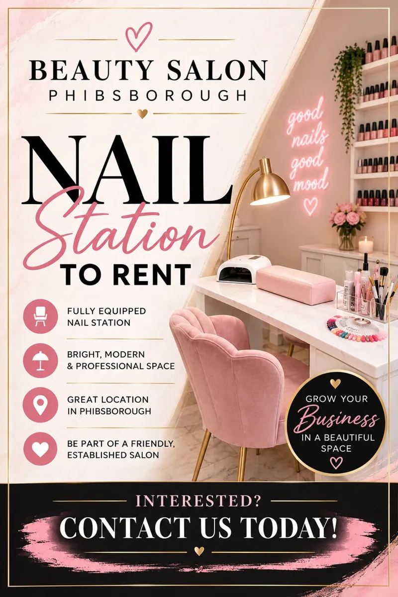 Nail Desk Table Rent