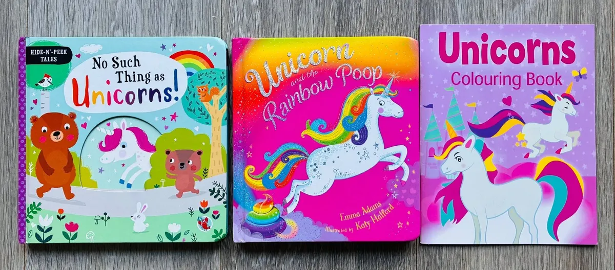 Unicorn Books Bundle (3 Pack) - Story, Board & Col - Image 3