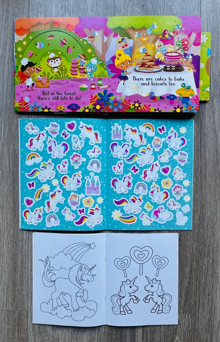 Unicorn Book, Activity Book & Colouring Book - Image 2