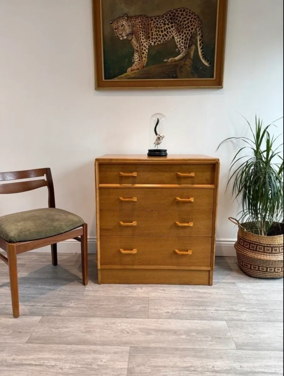 Mid Century GPlan Drawers Writing Desk - Image 1