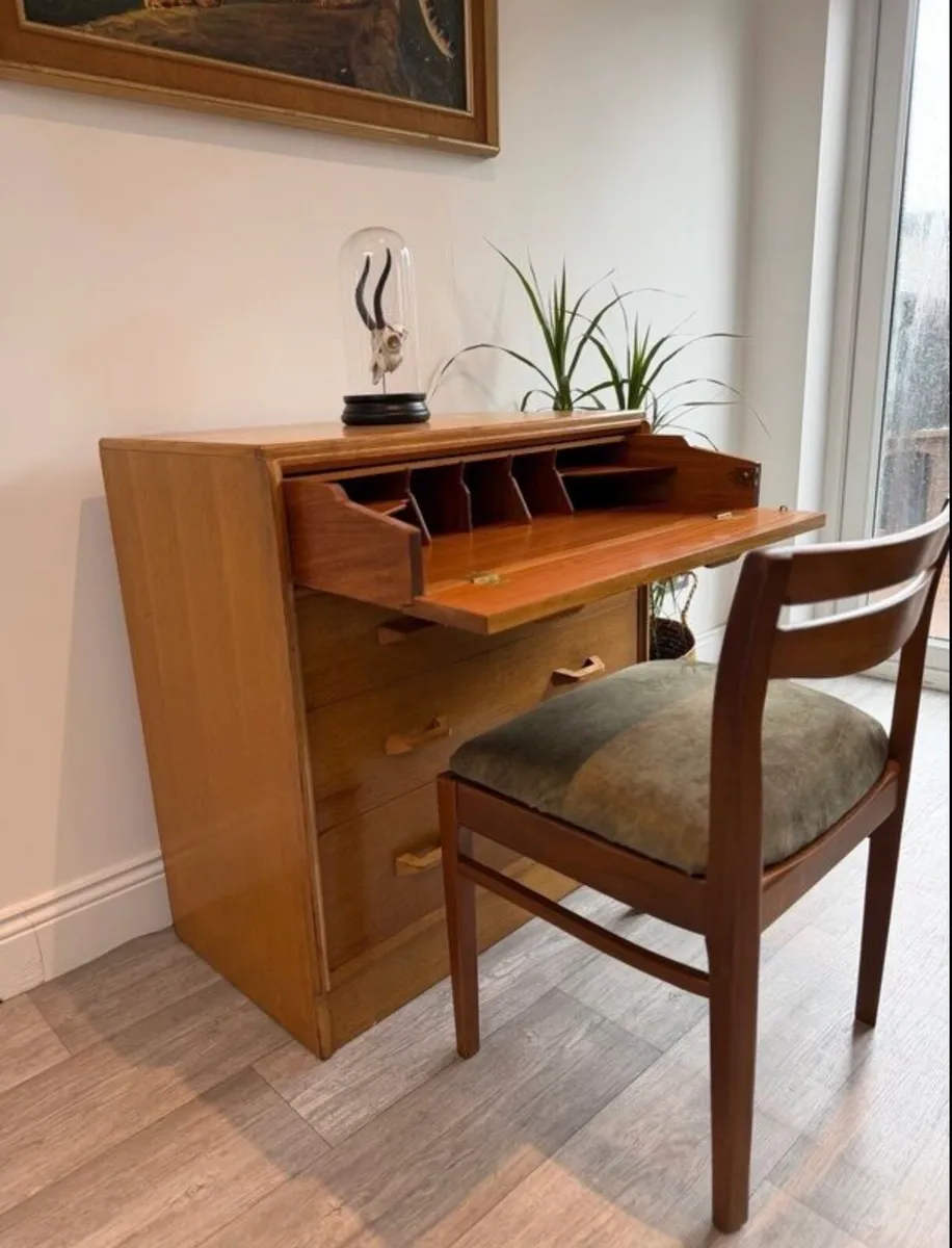Mid Century GPlan Drawers Writing Desk - Image 3