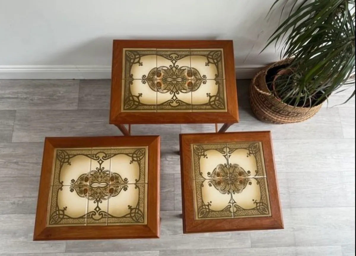 Mid Century Danish Nest Of Tables - Image 4