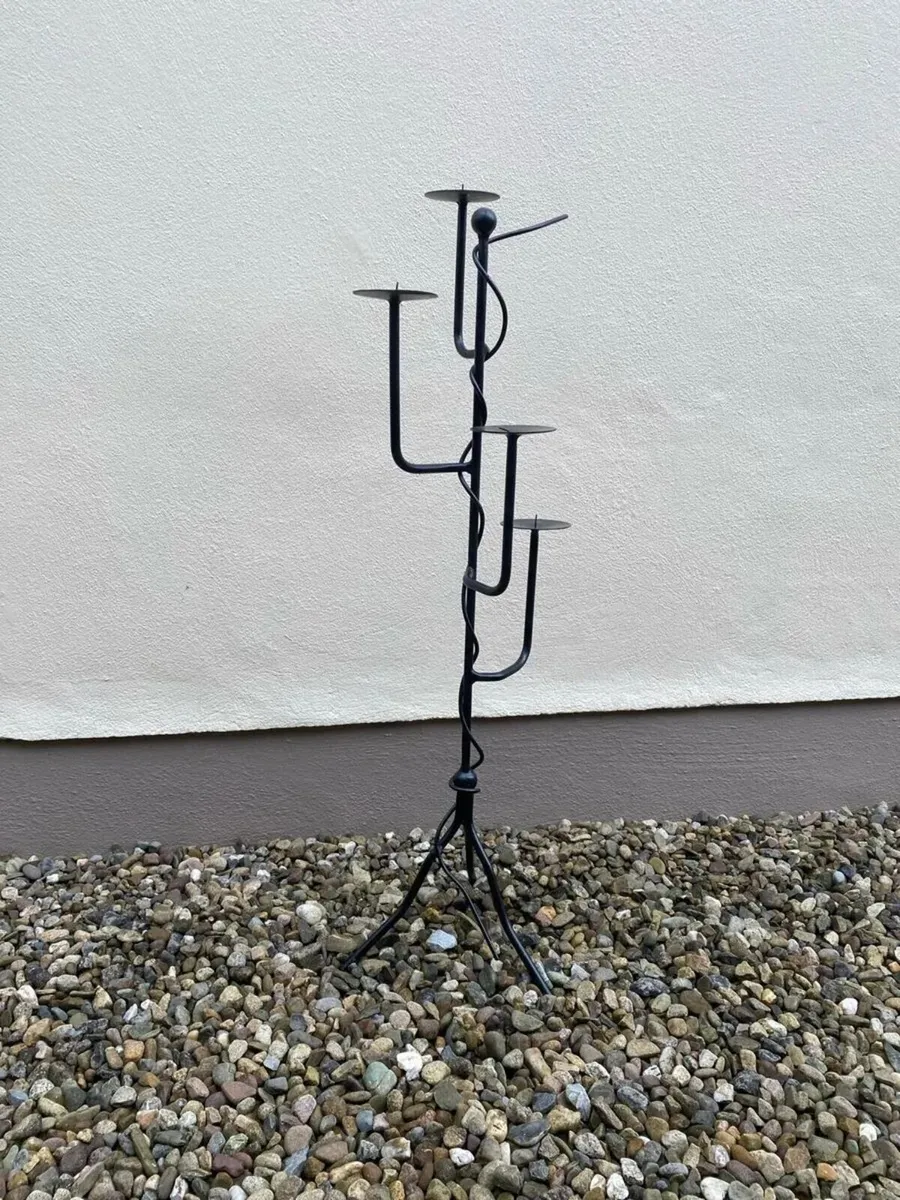 Gorgeous Cast iron Candle Holder - Image 2