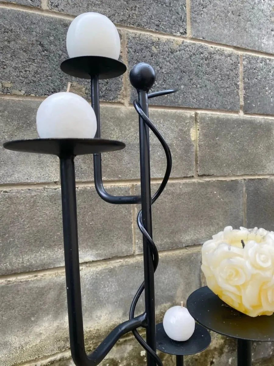 Gorgeous Cast iron Candle Holder - Image 3