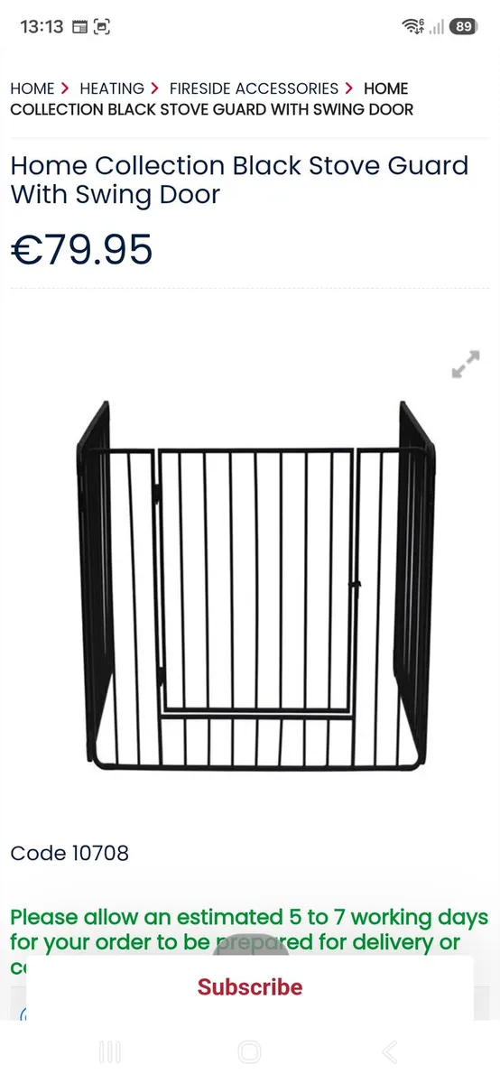 Stove fire guard - Image 1