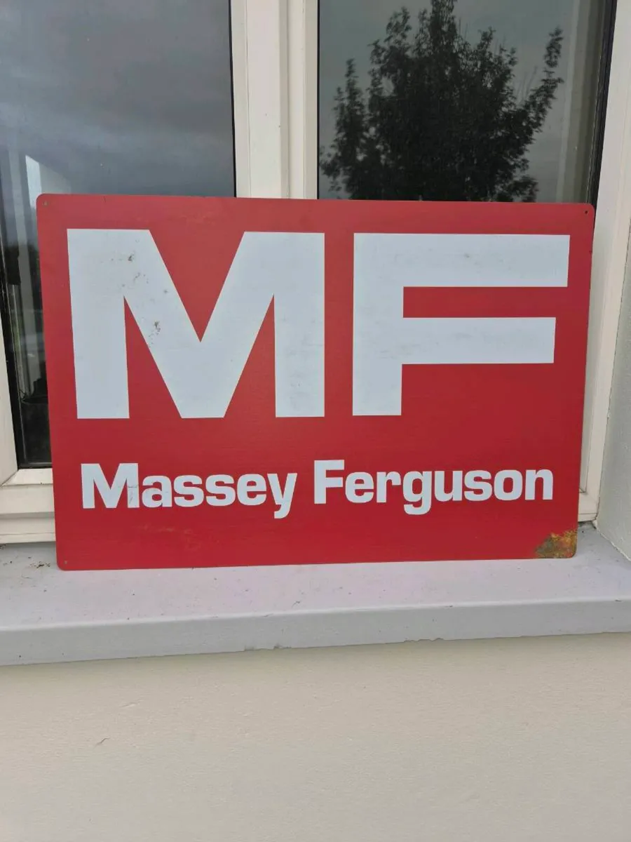 Large  massey Ferguson metal sign - Image 1