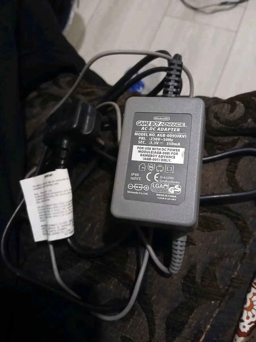 Gameboy Advance charger