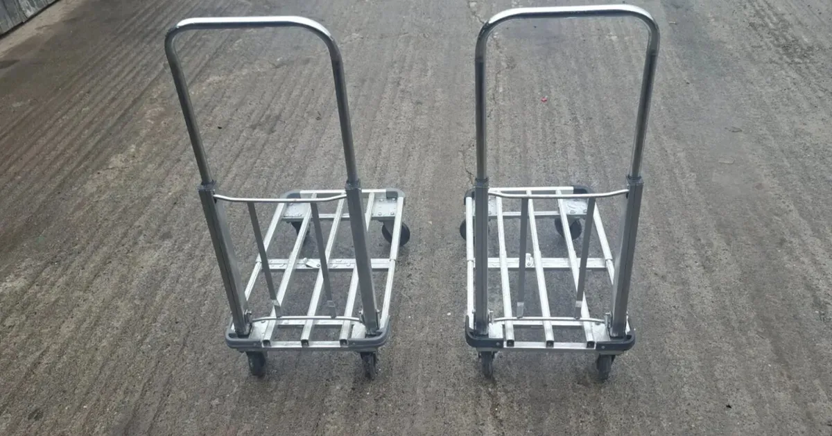 Heavy duty flatbed trolley - Image 4