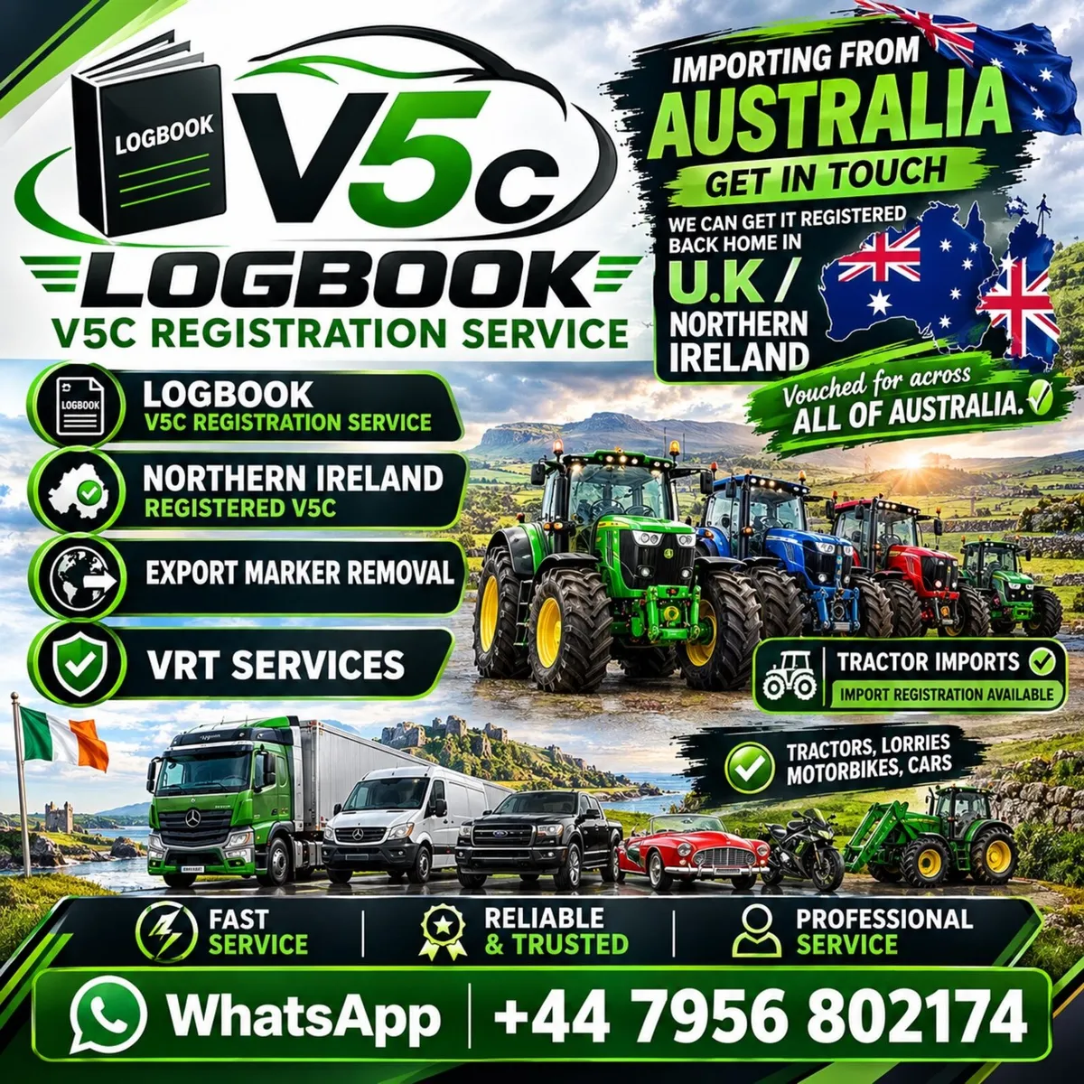 Log book lost REPLACEMENT LOGBOOKS V5c EXPRESS - Image 1