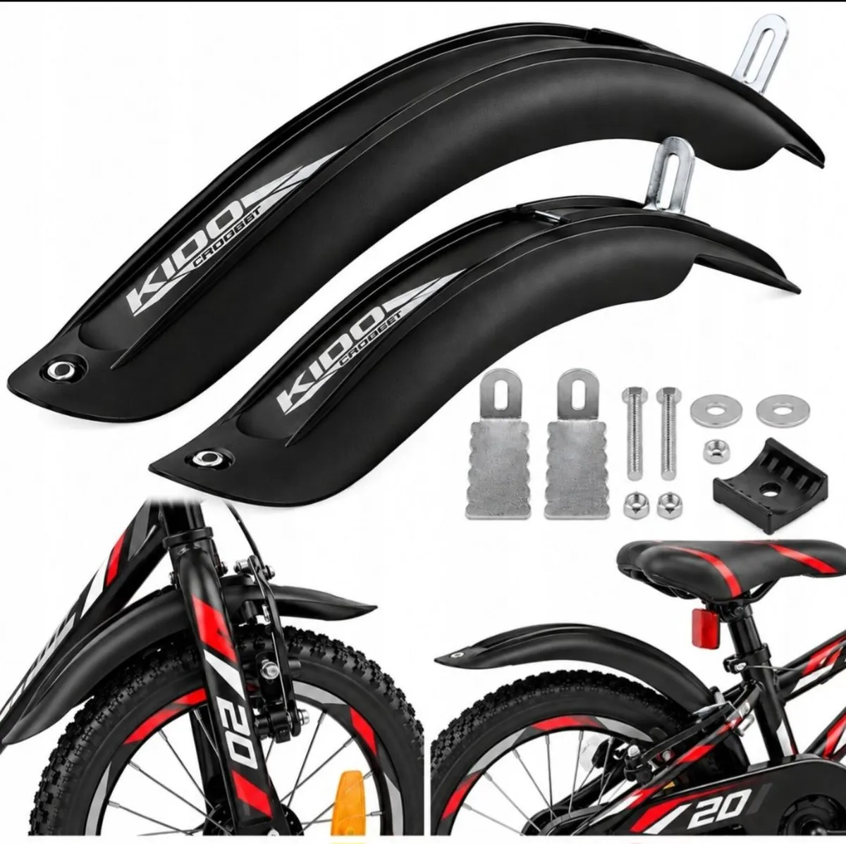 Kids Bike Mudguards For 20inch Wheels - Image 2