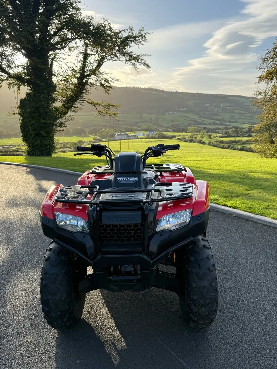 2022 Honda trx 420 FM1 no Vat 100 hours from new - Image 2