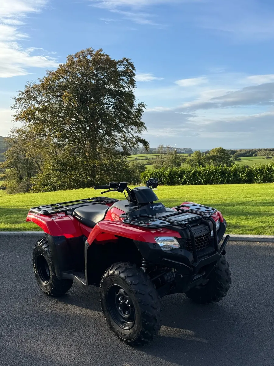 2022 Honda trx 420 FM1 no Vat 100 hours from new - Image 3