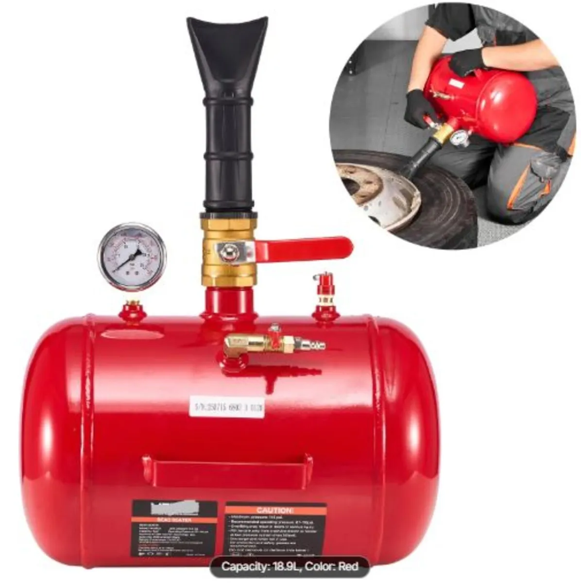 Air Tire Bead Seater, 5 Gal / 18.9 L, Heavy Duty - Image 1